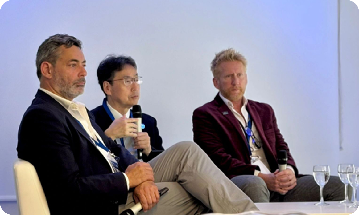 国連海洋会議のサイドイベントでのトークセッションに参加する橋本統括プロデューサー（フランス：2025年6月）